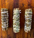 Rosemary 4-inch Smudge Stick, 3 smudge sticks per order.