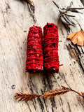 Dragon's Blood White Sage Smudge Sticks | 4 Inch Protection & Power Bundle (3 Pack)