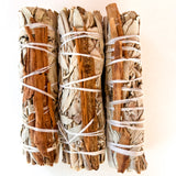 Farmed White Sage and Cinnamon Smudge Sticks