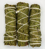 Cedar 4-inch Smudge Stick, 3 cedar smudge sticks per order