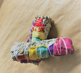 white sage and dried flowers